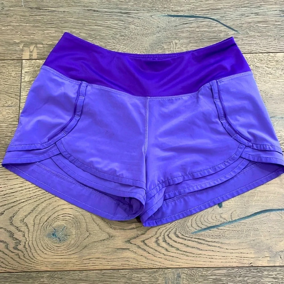 Pants - Purple Running Athletic Shorts